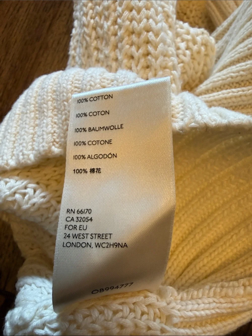 Free People Half Moon Bay Cream Cold-Shoulder Ribbed Turtleneck Sweater